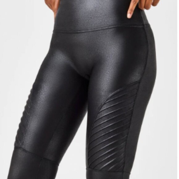 SPANX MOTO Faux Leather leggings - Picture 4 of 6
